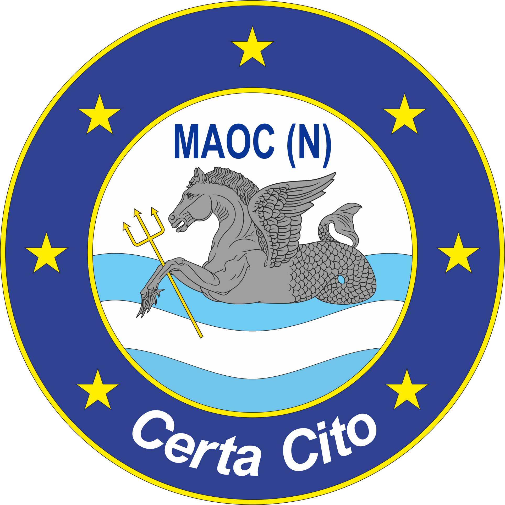 MAOC-N – Maritime Analysis and Operations Centre - Narcotics logo